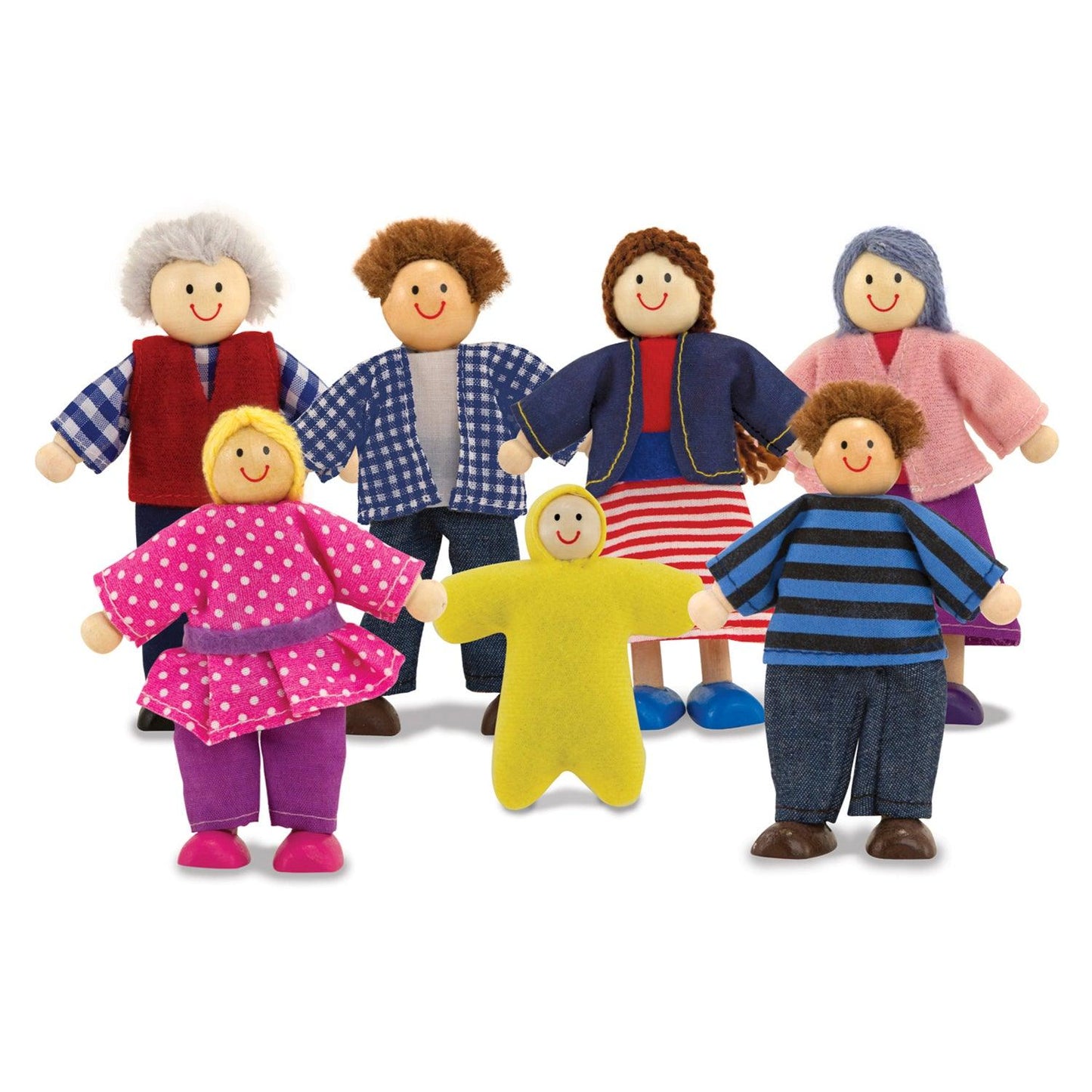 Wooden Doll Family - Loomini