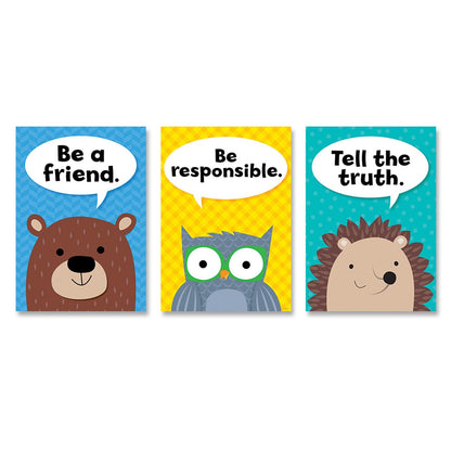 Woodland Friends Character Traits Inspire U™ 5-Poster Pack - Loomini