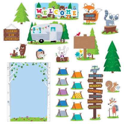 Woodland Friends Woodland Welcome Bulletin Board Set - Loomini