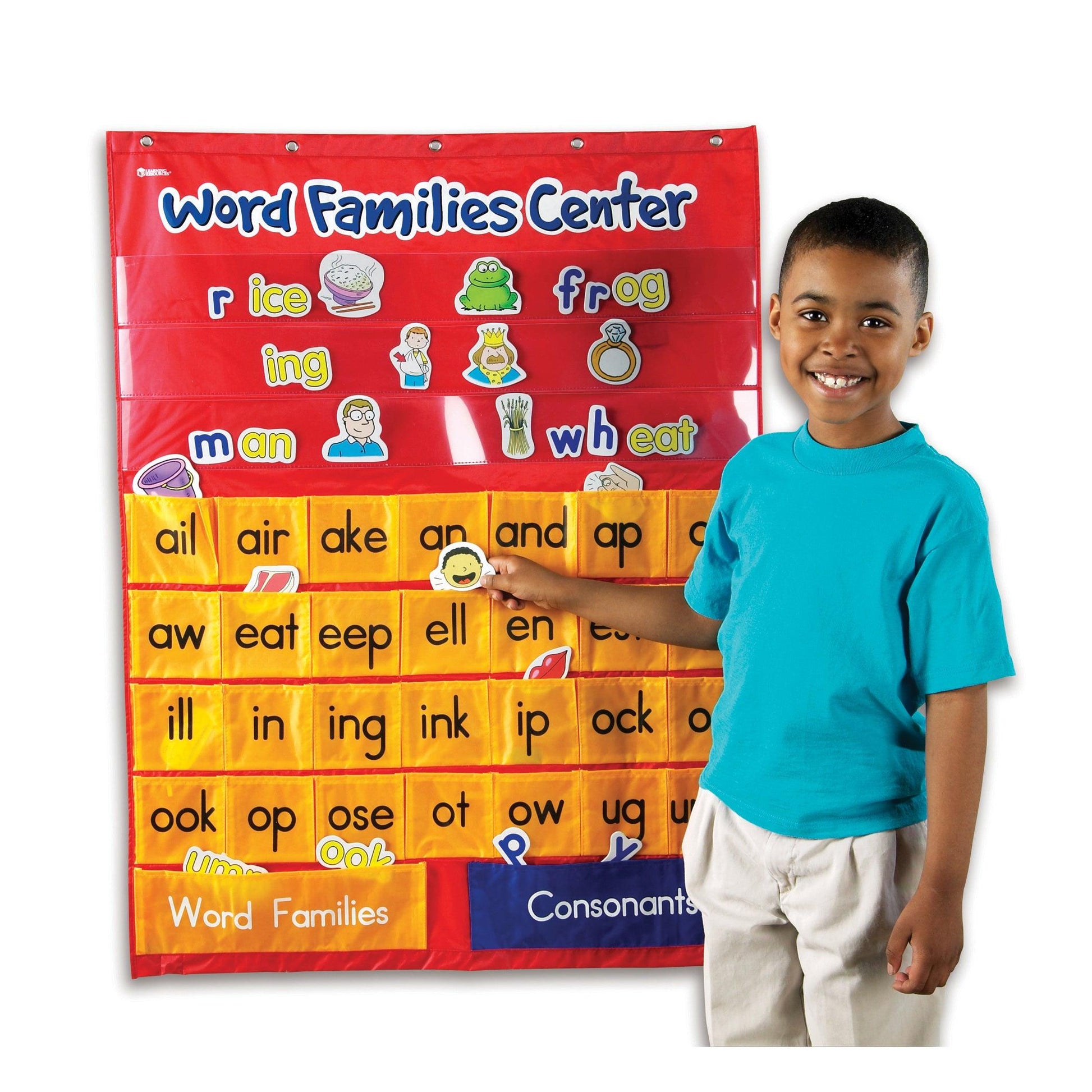 Word Families & Rhyming Center Pocket Chart - Loomini