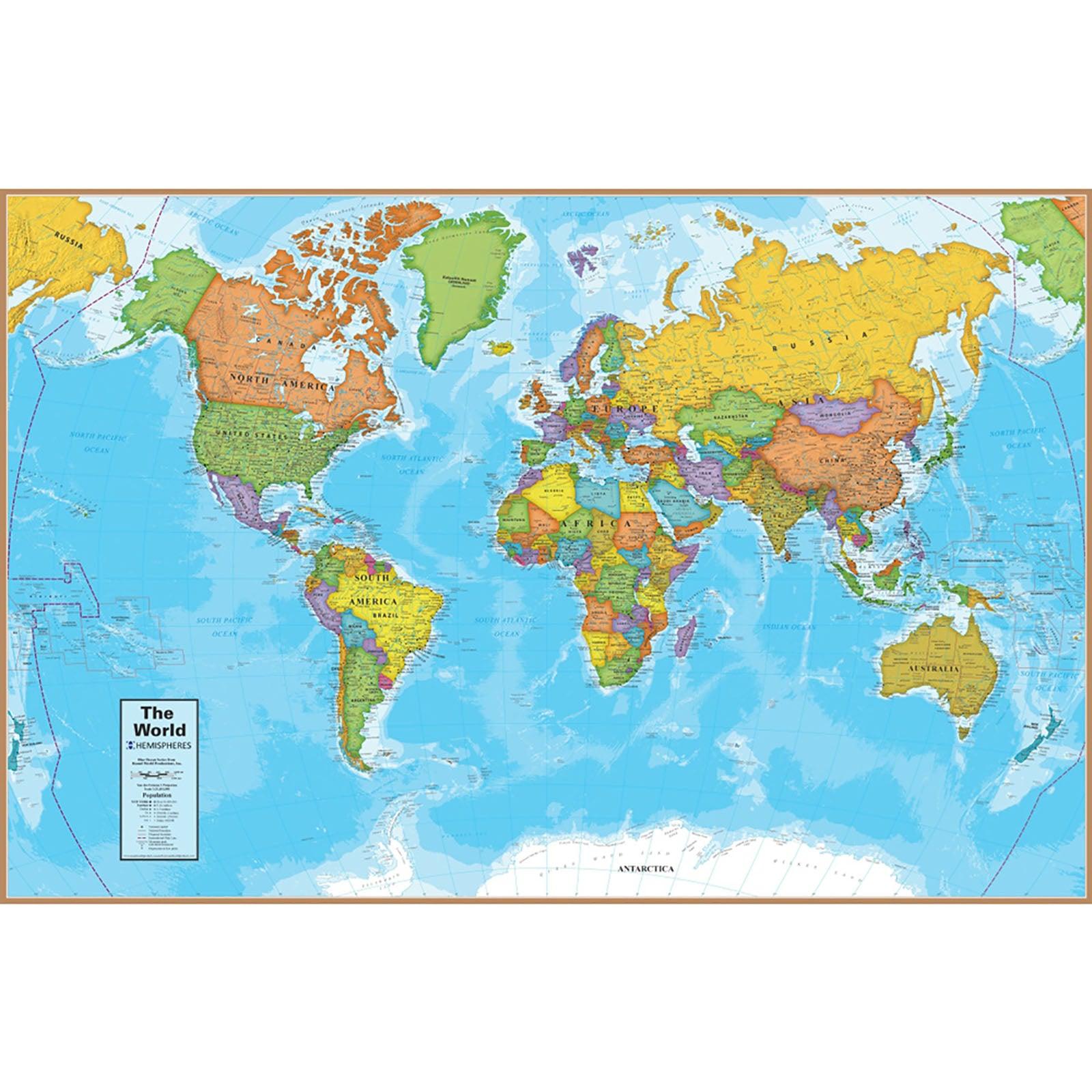 World Map Jigsaw Puzzle, 500 Pieces - Loomini