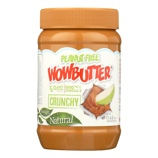Wowbutter Crunchy Peanut Free Spread - Case Of 6 - 17.6 Oz. - Loomini