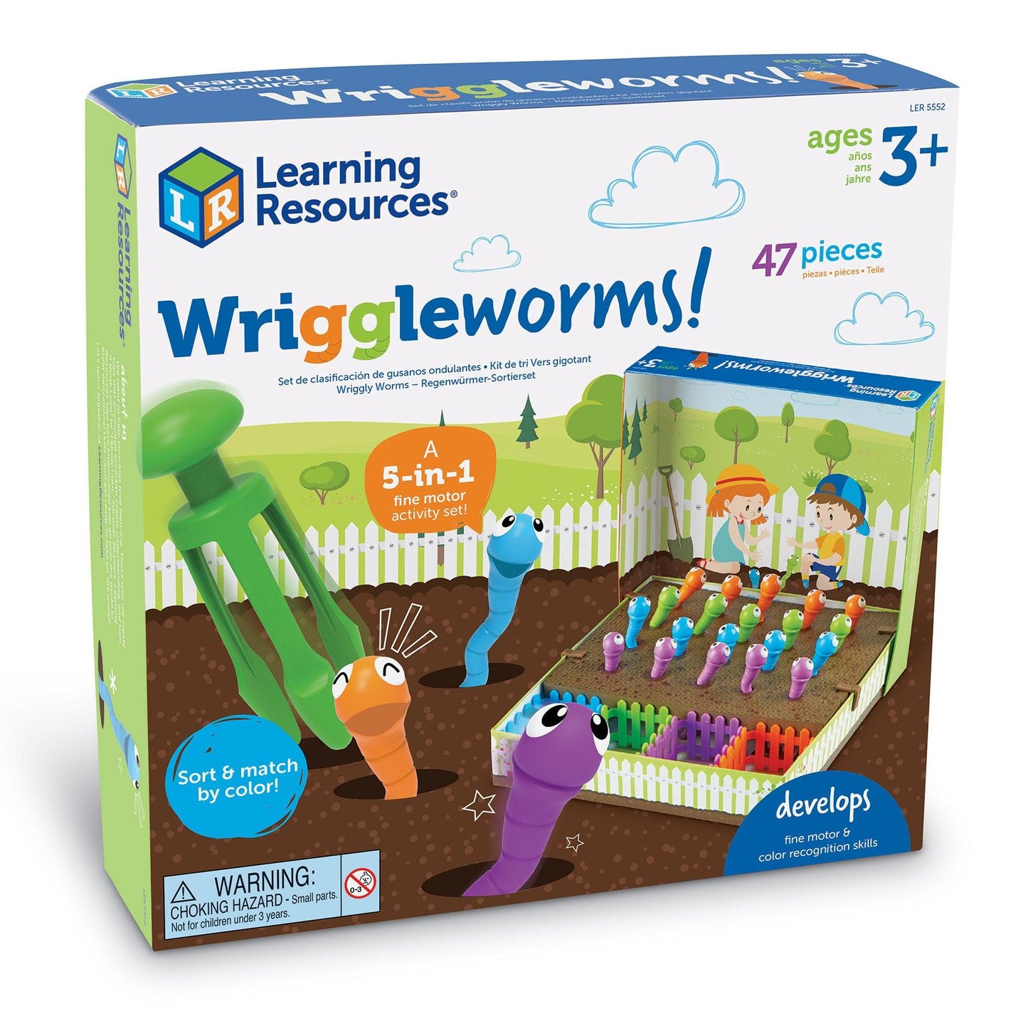Wriggleworms! Fine Motor Activity Set - Loomini