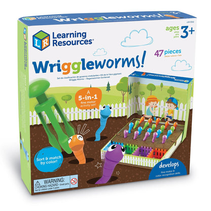 Wriggleworms! Fine Motor Activity Set - Loomini