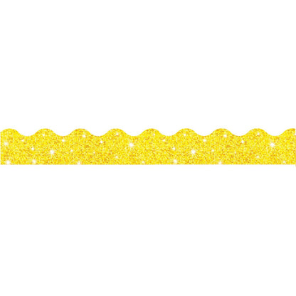 Yellow Sparkle Terrific Trimmers®, 32.5 Feet Per Pack, 6 Packs - Loomini