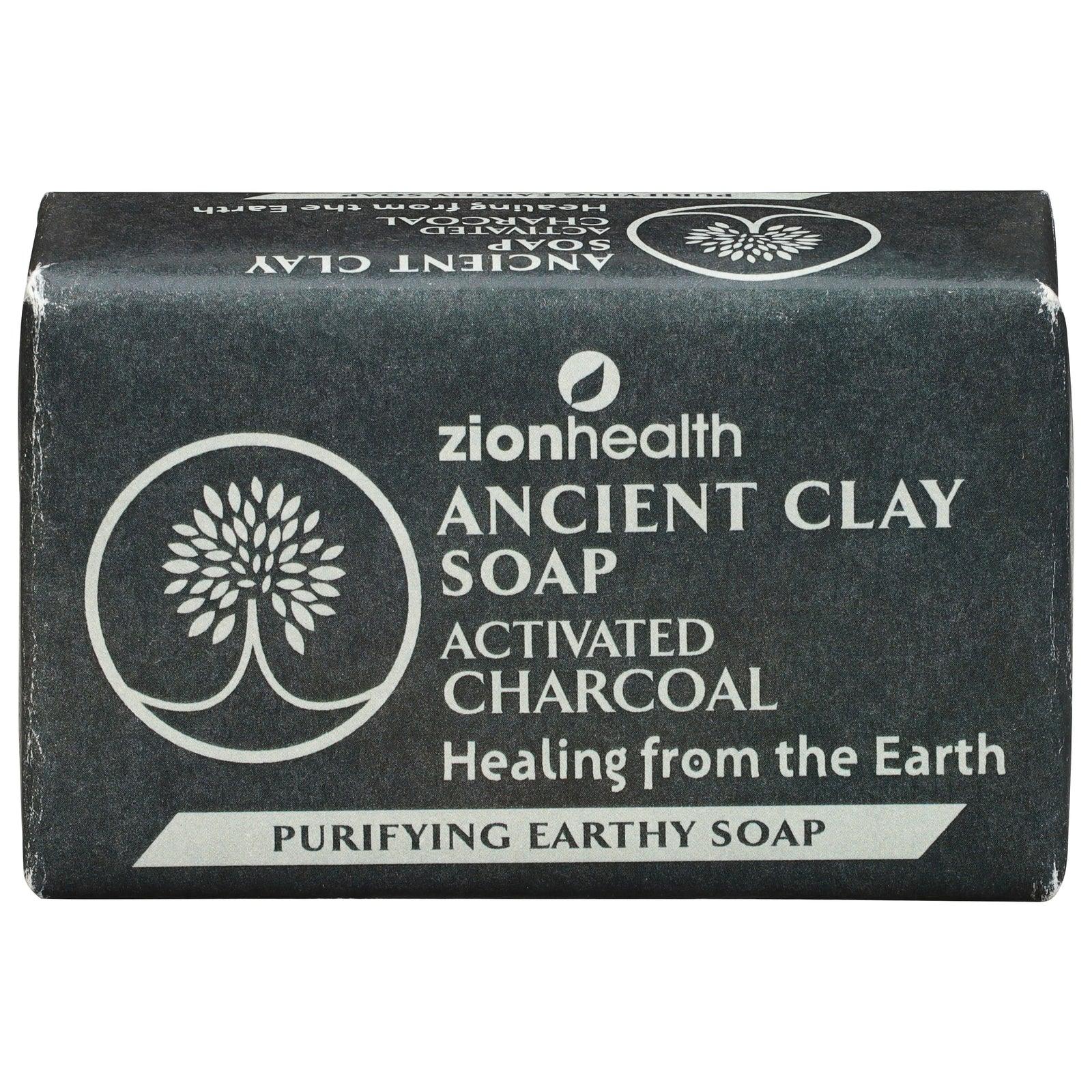 Zion Health - Anct Clay Soap Charcoal - 1 Each - 6 Oz - Loomini