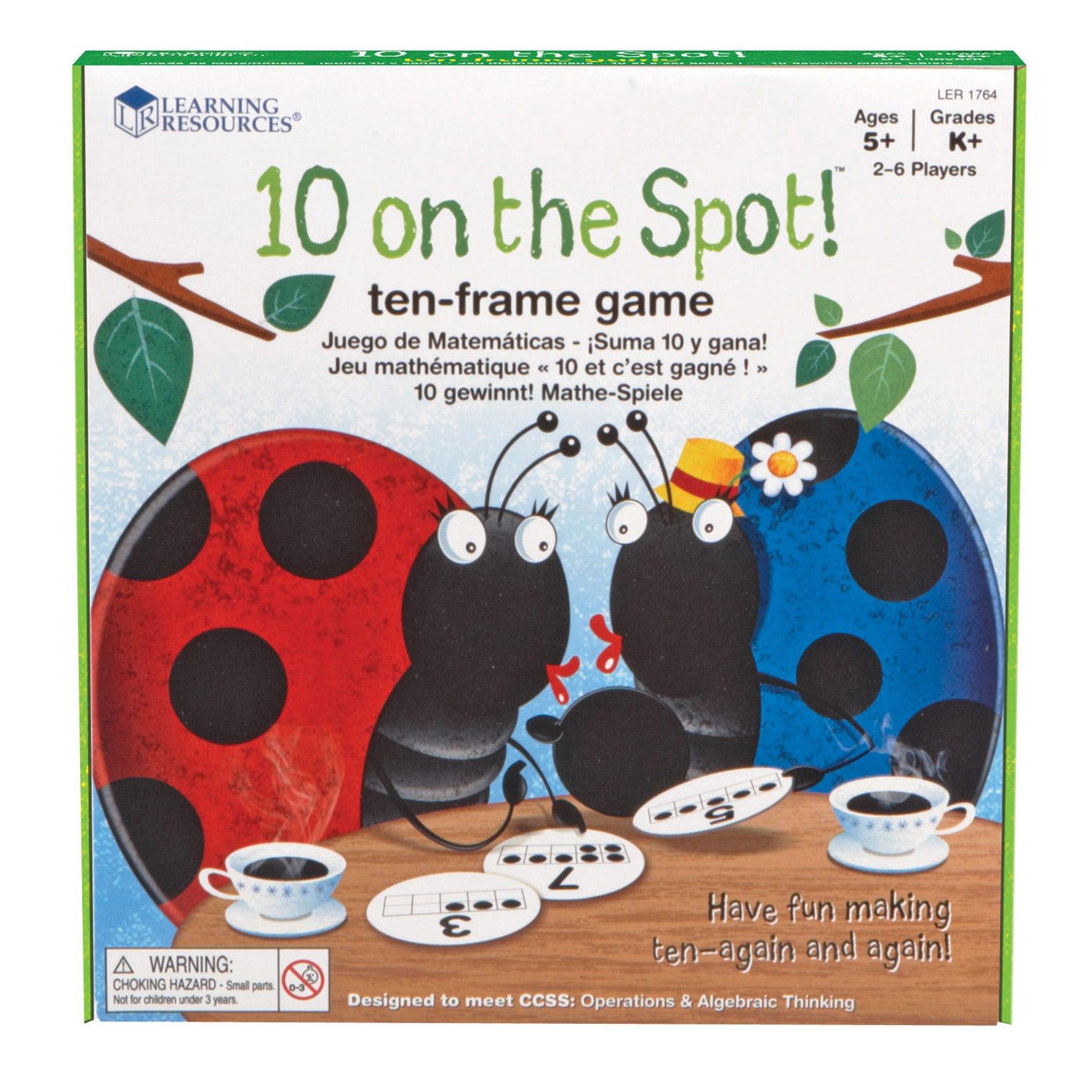 10 on the Spot!™ Ten Frame Game - Loomini