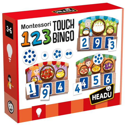 123 Montessori Touch Bingo - Loomini