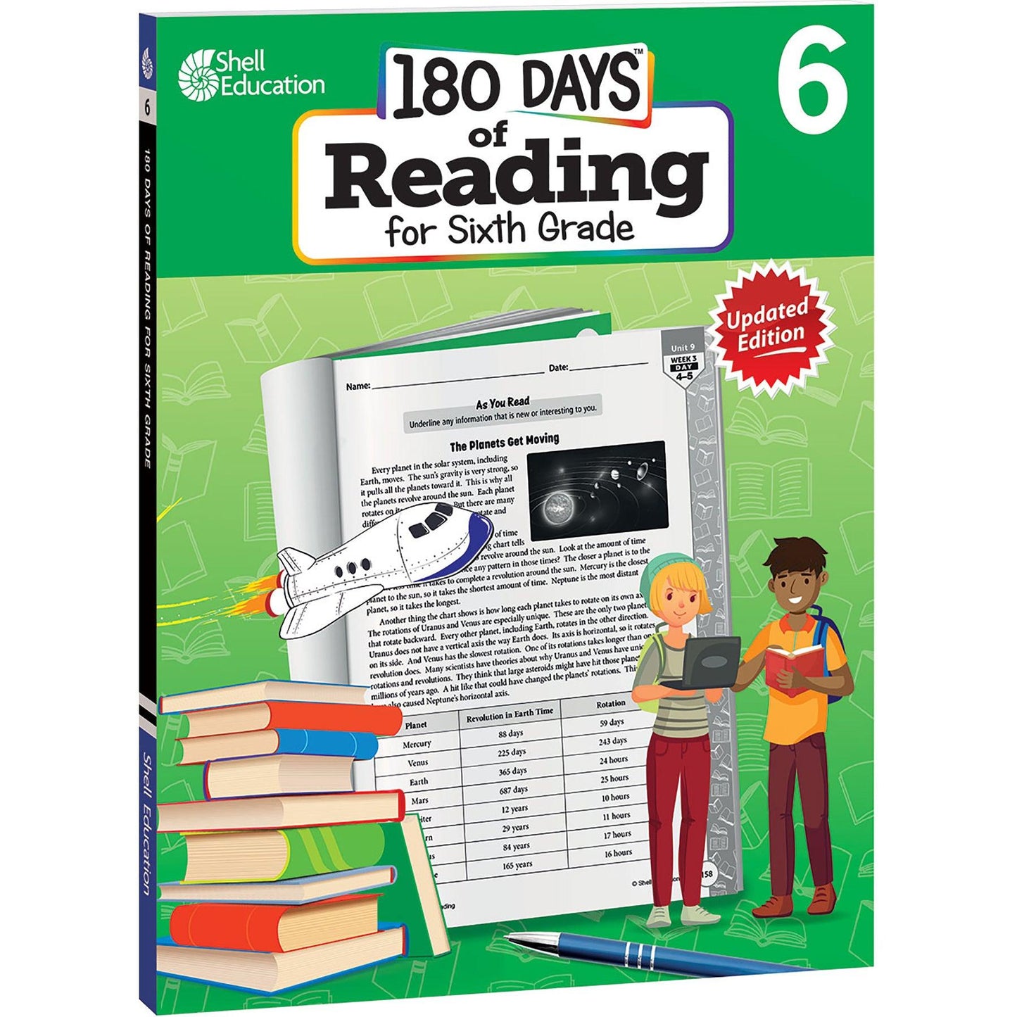 180 Days of Reading 2nd Edition, Grade 6 - Loomini