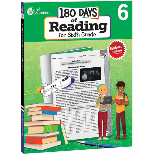 180 Days of Reading 2nd Edition, Grade 6 - Loomini
