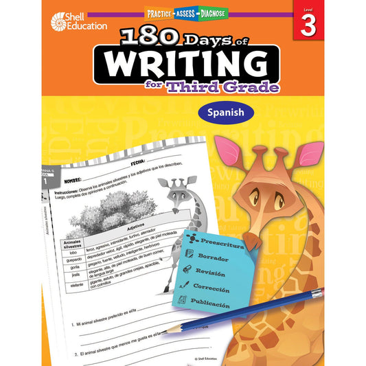 180 Days of Writing for Third Grade (Spanish) - Loomini