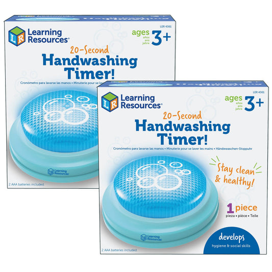20-Second Handwashing Timer, Pack of 2 - Loomini