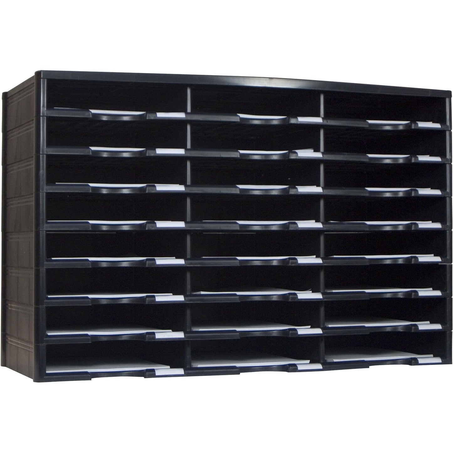 24 Compartment Literature Organizer - Loomini