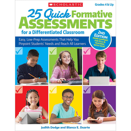 25 Quick Formative Assessments for a Differentiated Classroom, 2nd Edition - Loomini