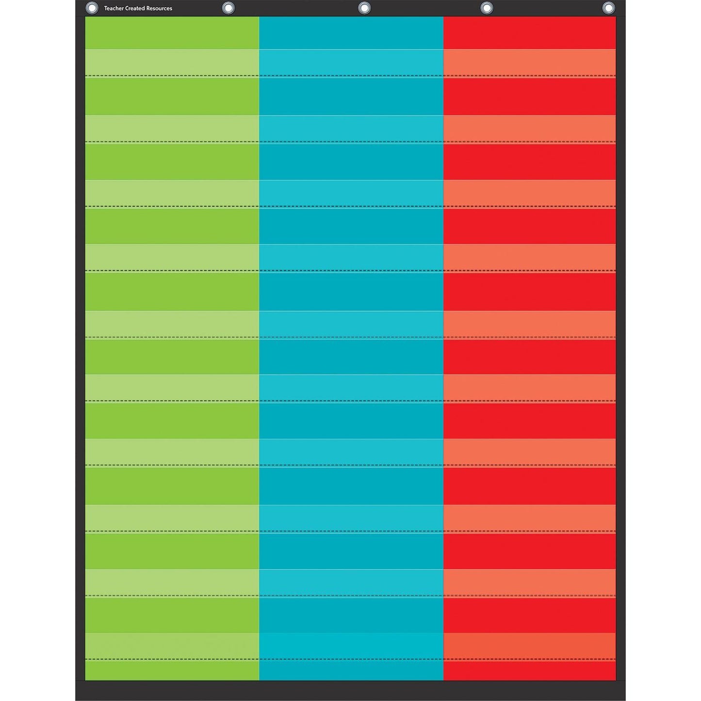 3 Column Pocket Chart, 34" x 44" - Loomini