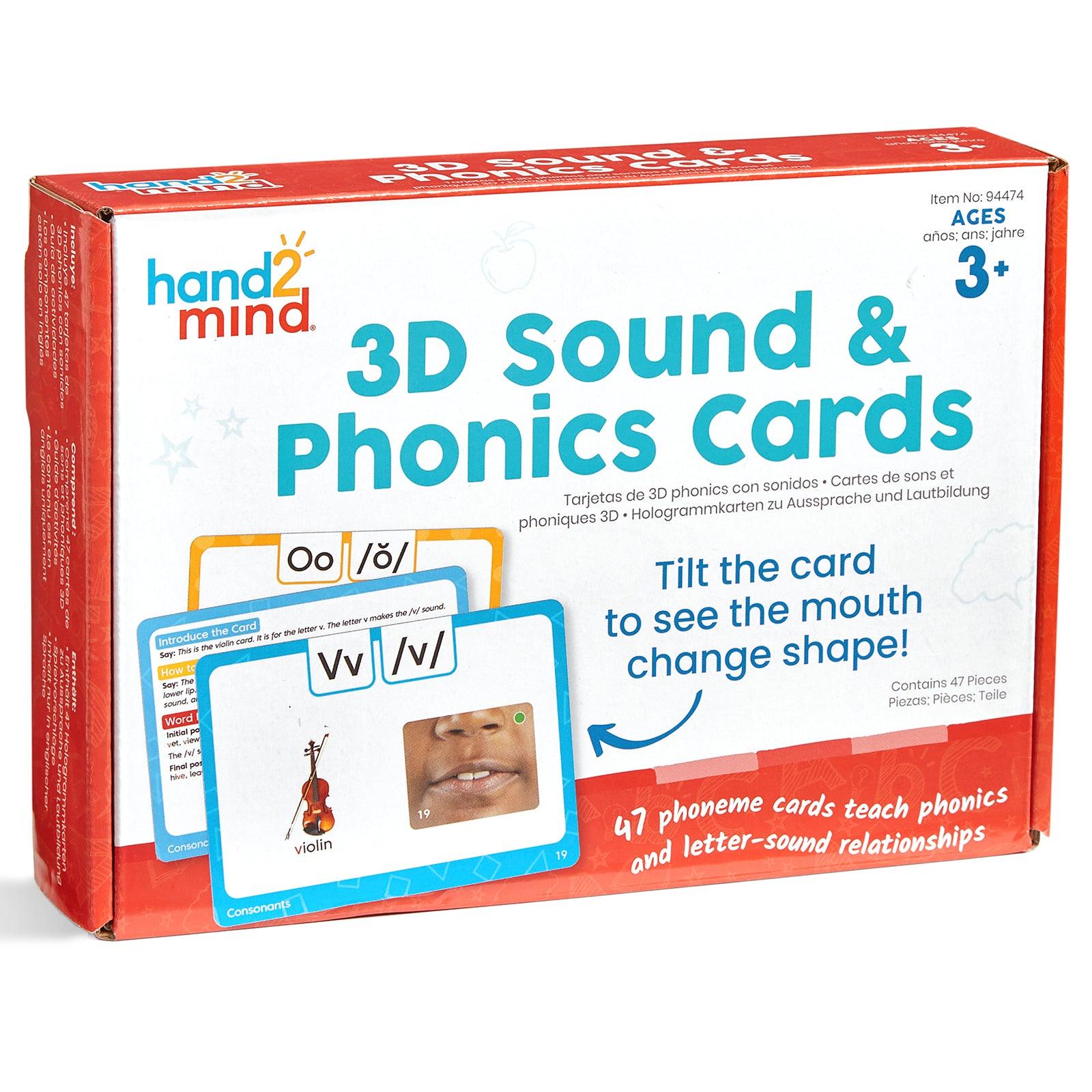 3D Sound and Phonics Cards - Loomini