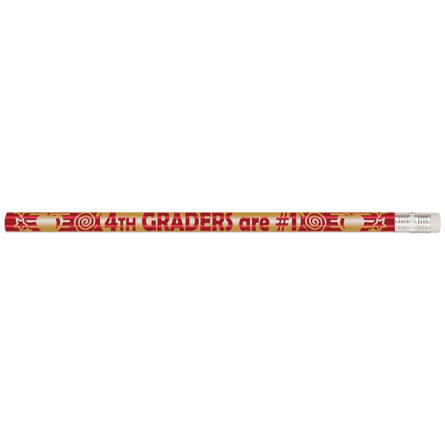 4th Graders Are #1 Pencils, 12 Per Pack, 12 Packs - Loomini