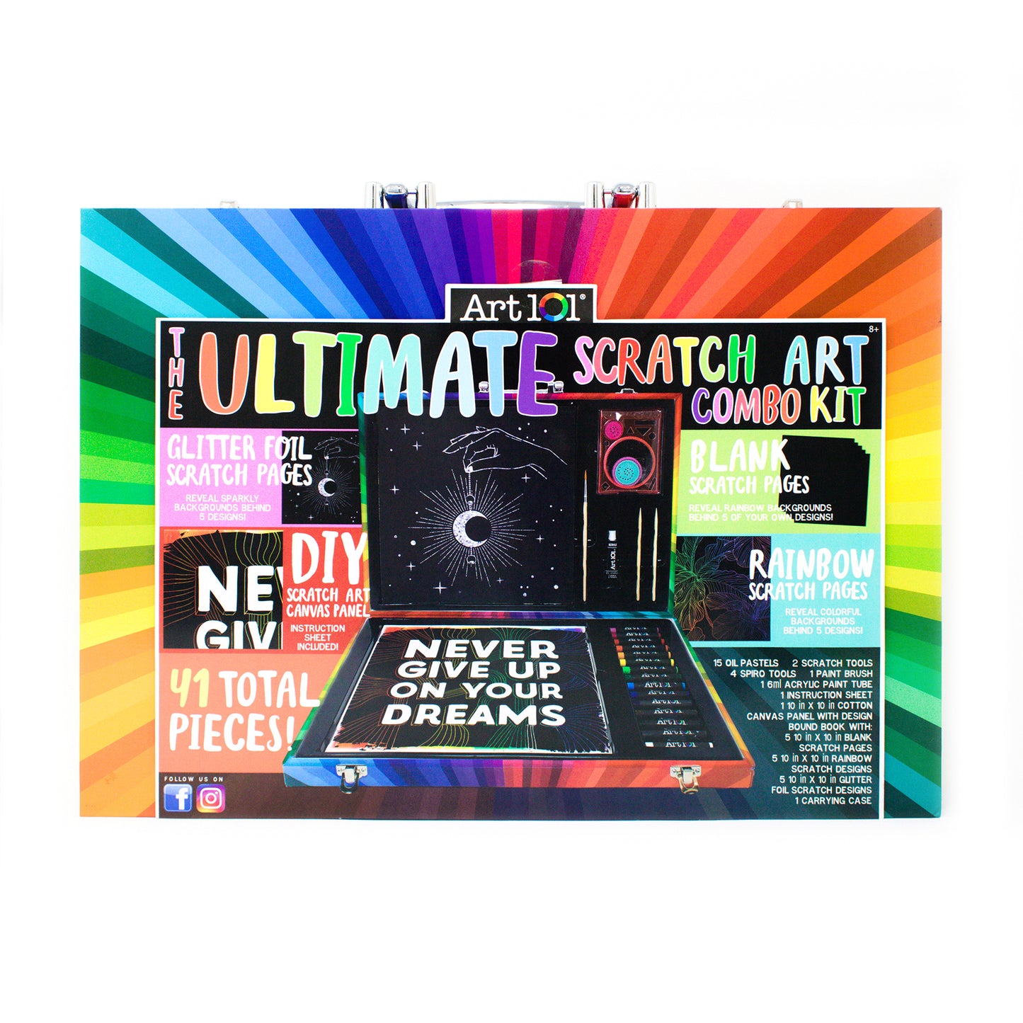 Ultimate Scratch Art Combo Kit, 41 Pieces