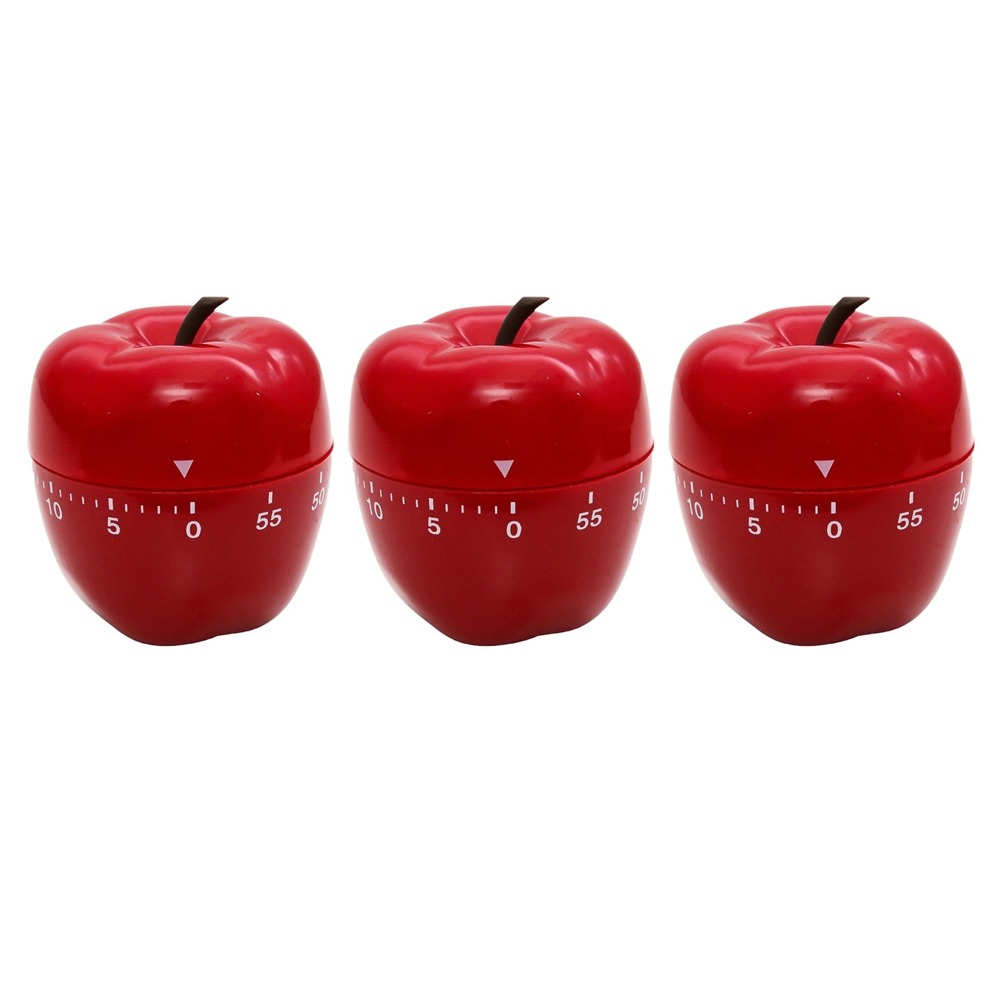 Apple-Shaped Timer, Red, Pack of 3