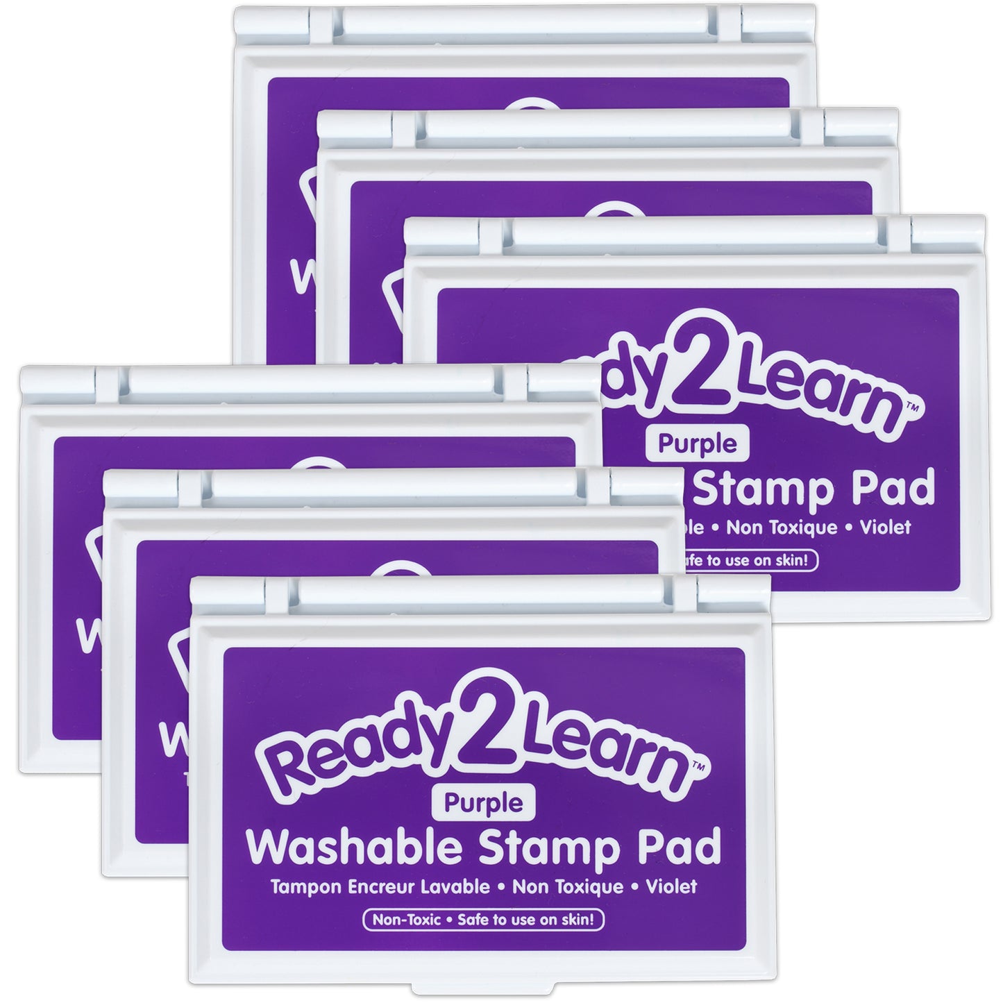 Washable Stamp Pad - Purple - Pack of 6