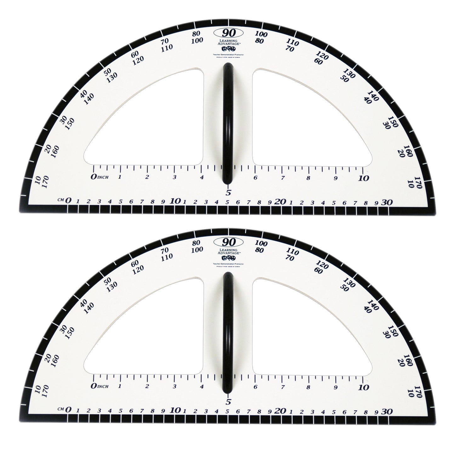 Dry Erase Magnetic Protractor, Pack of 2