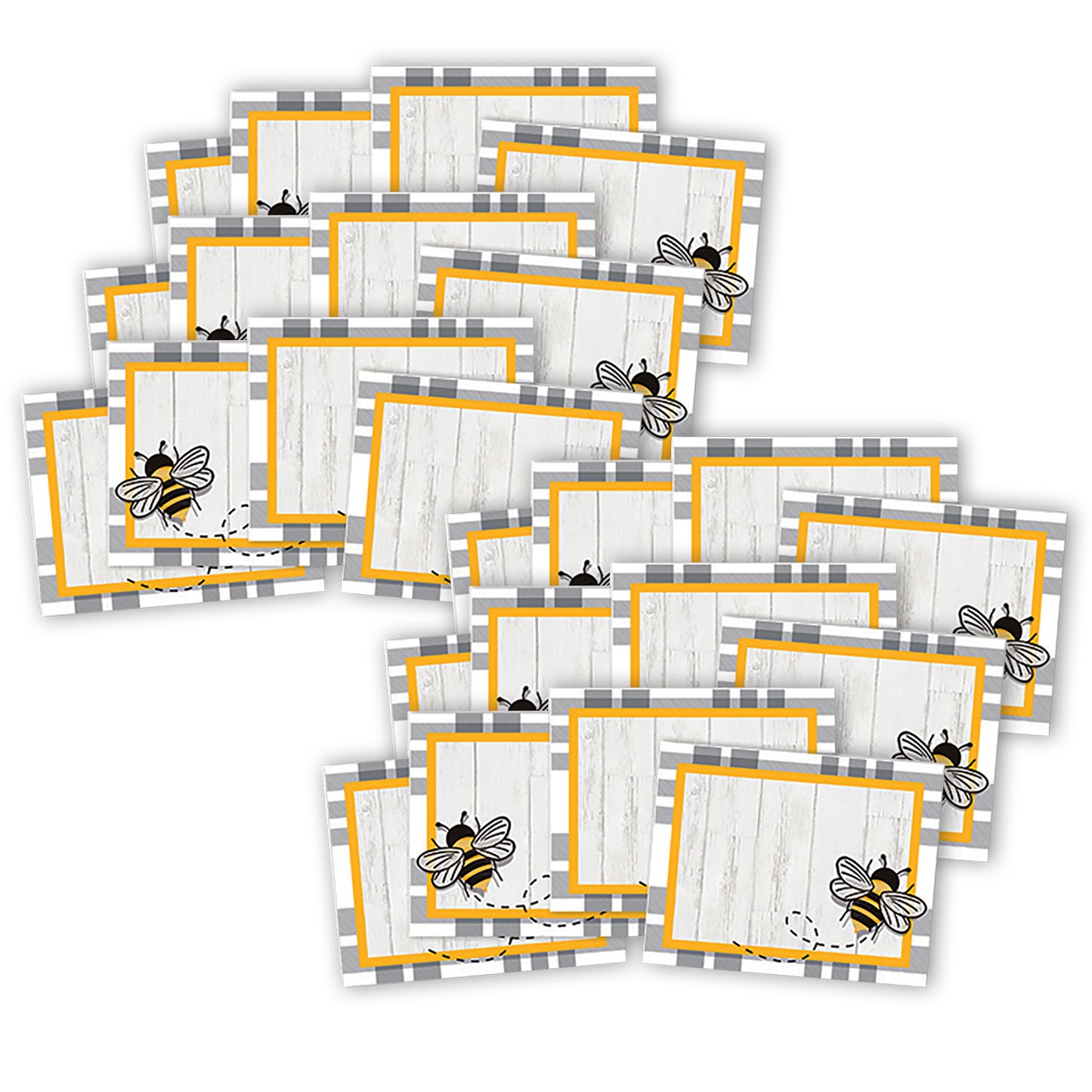 The Hive Self-Adhesive Name Tags, 40 Per Pack, 6 Packs
