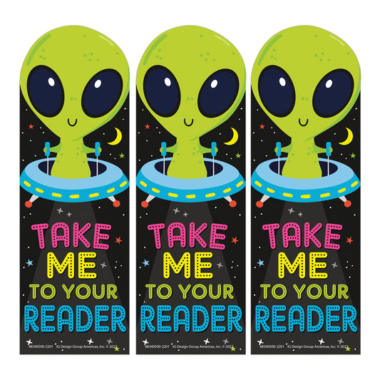Take Me To Your Reader Green Apple Scented Bookmarks, 24 Per Pack, 3 Packs