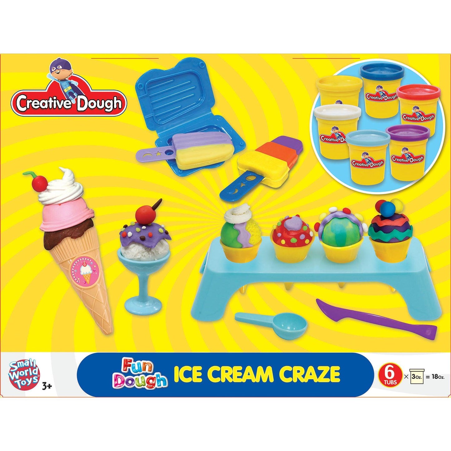 Creative Dough Fun Dough Activity Set - Ice Cream Craze