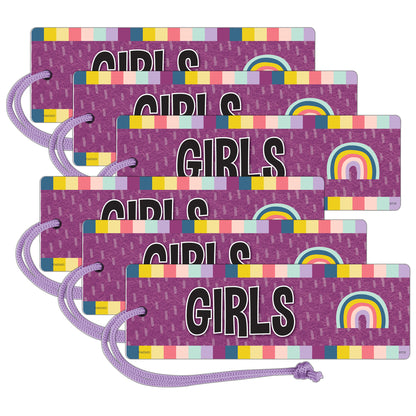 Oh Happy Day Magnetic Girls Pass, Pack of 6