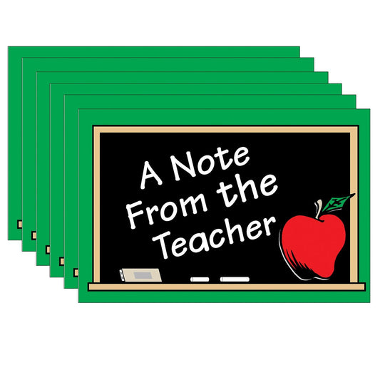 A Note from the Teacher Postcards, 30 Per Pack, 6 Packs - Loomini