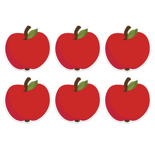 A Teachable Town Apples Paper Cut-Outs, 36 Per Pack, 6 Packs - Loomini