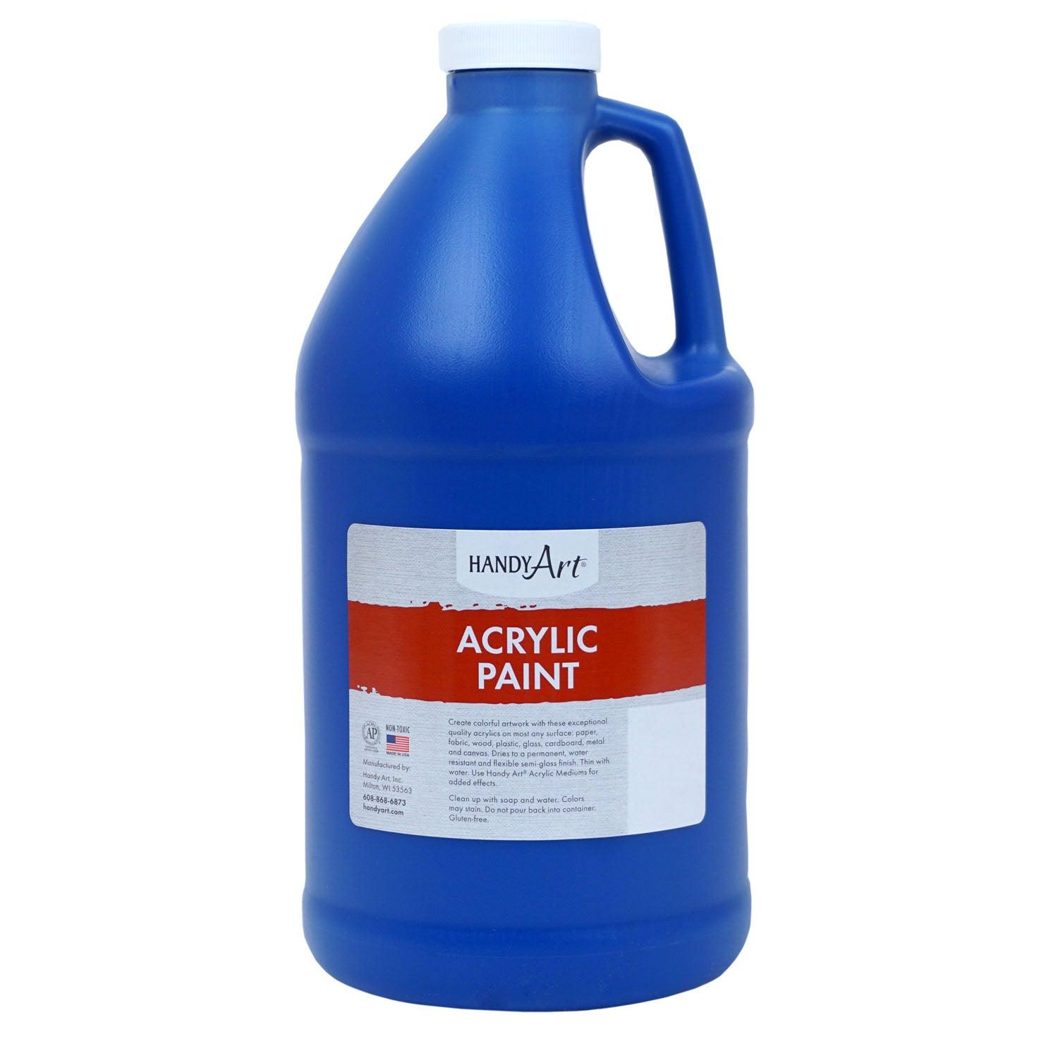 Acrylic Paint Half Gallon, Ultra Blue - Loomini