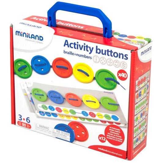 Activity Buttons, 57 Pieces - Loomini