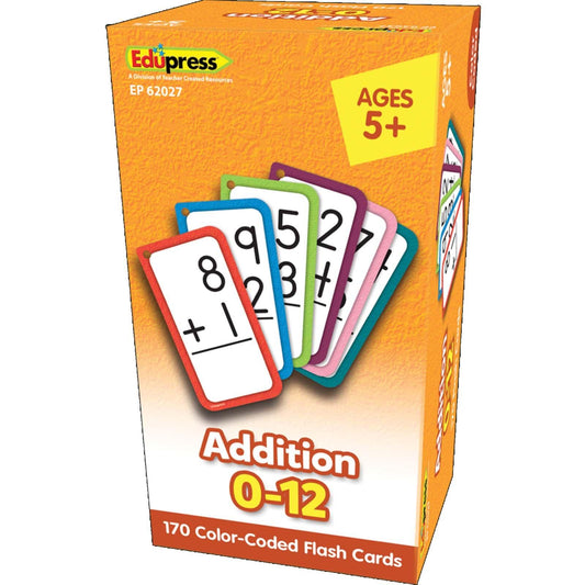 Addition Flash Cards - All Facts 0-12 - Loomini