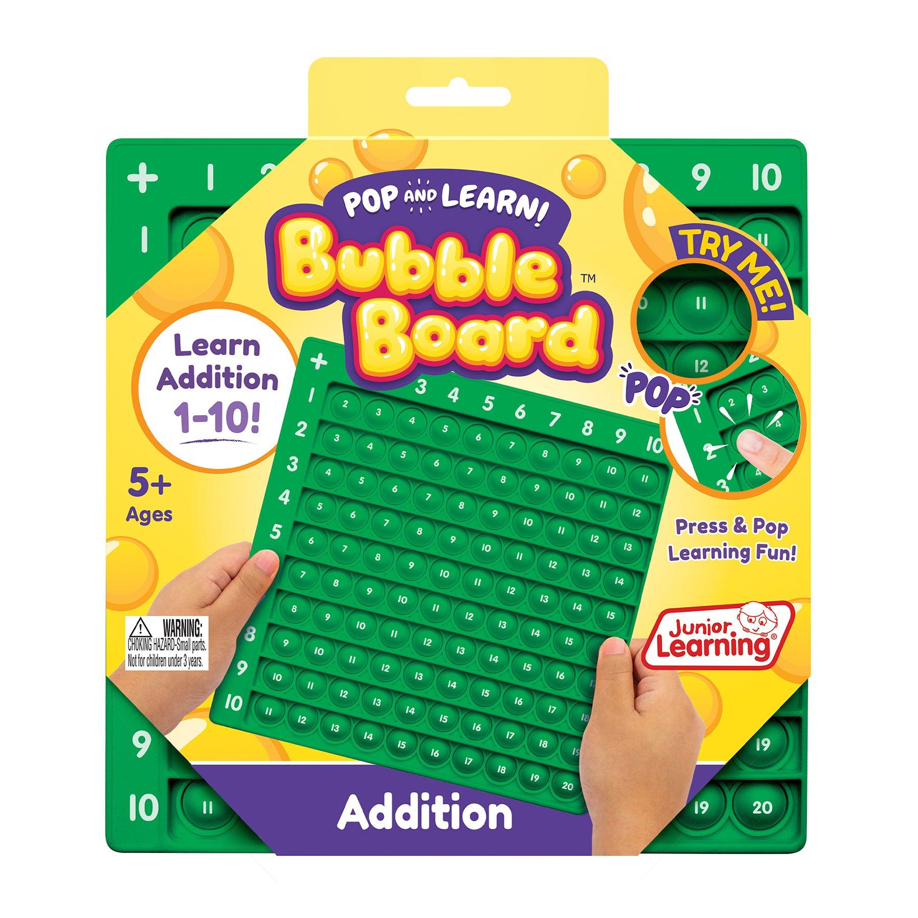 Addition Pop and Learn™ Bubble Board - Loomini