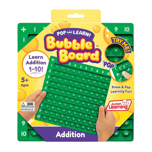 Addition Pop and Learn™ Bubble Board - Loomini