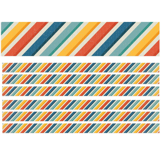 Adventurer Stripes Deco Trim®, 37 Feet Per Pack, 6 Packs - Loomini