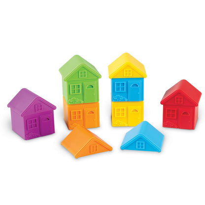 All About Me Sort & Match Houses, Set of 6 - Loomini