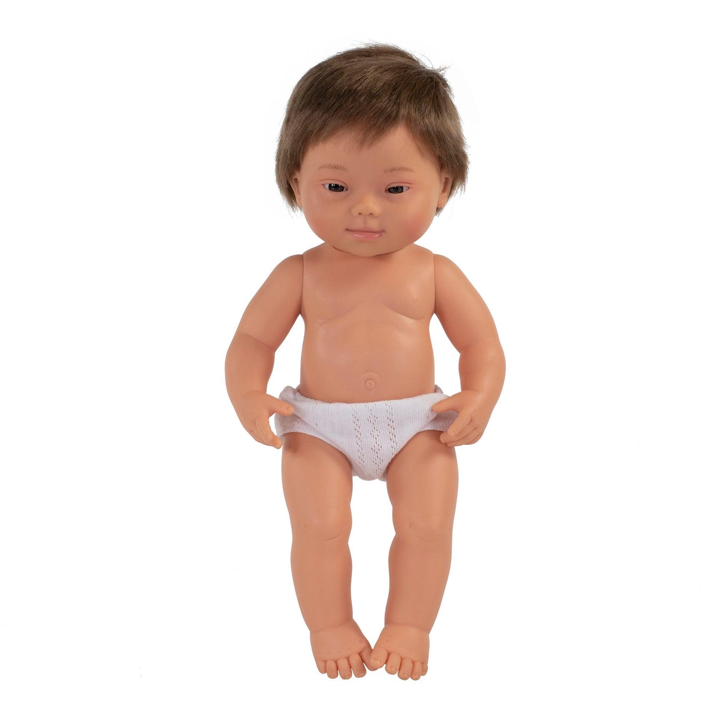 Anatomically Correct 15" Baby Doll, Down Syndrome Boy - Loomini