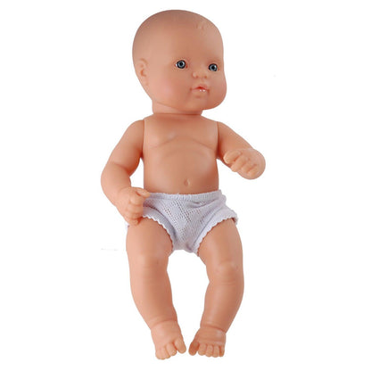 Anatomically Correct Newborn Doll, 12-5/8", Caucasian Girl - Loomini