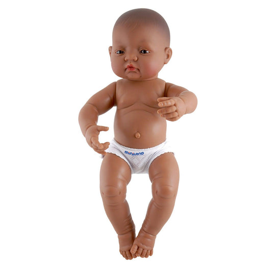 Anatomically Correct Newborn Doll, 15-3/4", Hispanic Boy - Loomini