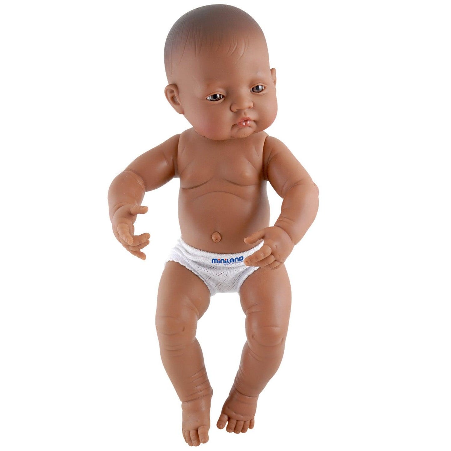 Anatomically Correct Newborn Doll, 15-3/4", Hispanic Girl - Loomini