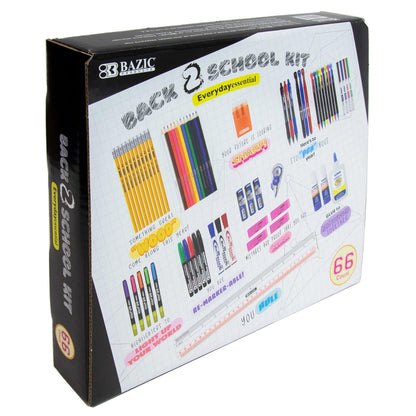 Back To School Kit, 66 Pieces - Loomini