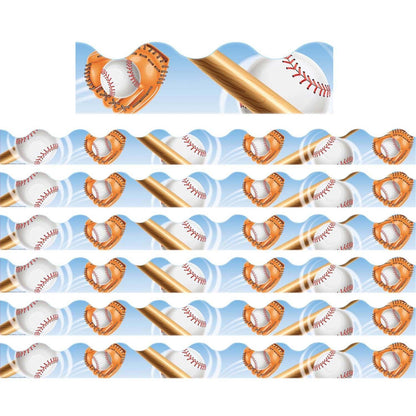 Baseball Deco Trim®, 37 Feet Per Pack, 6 Packs - Loomini