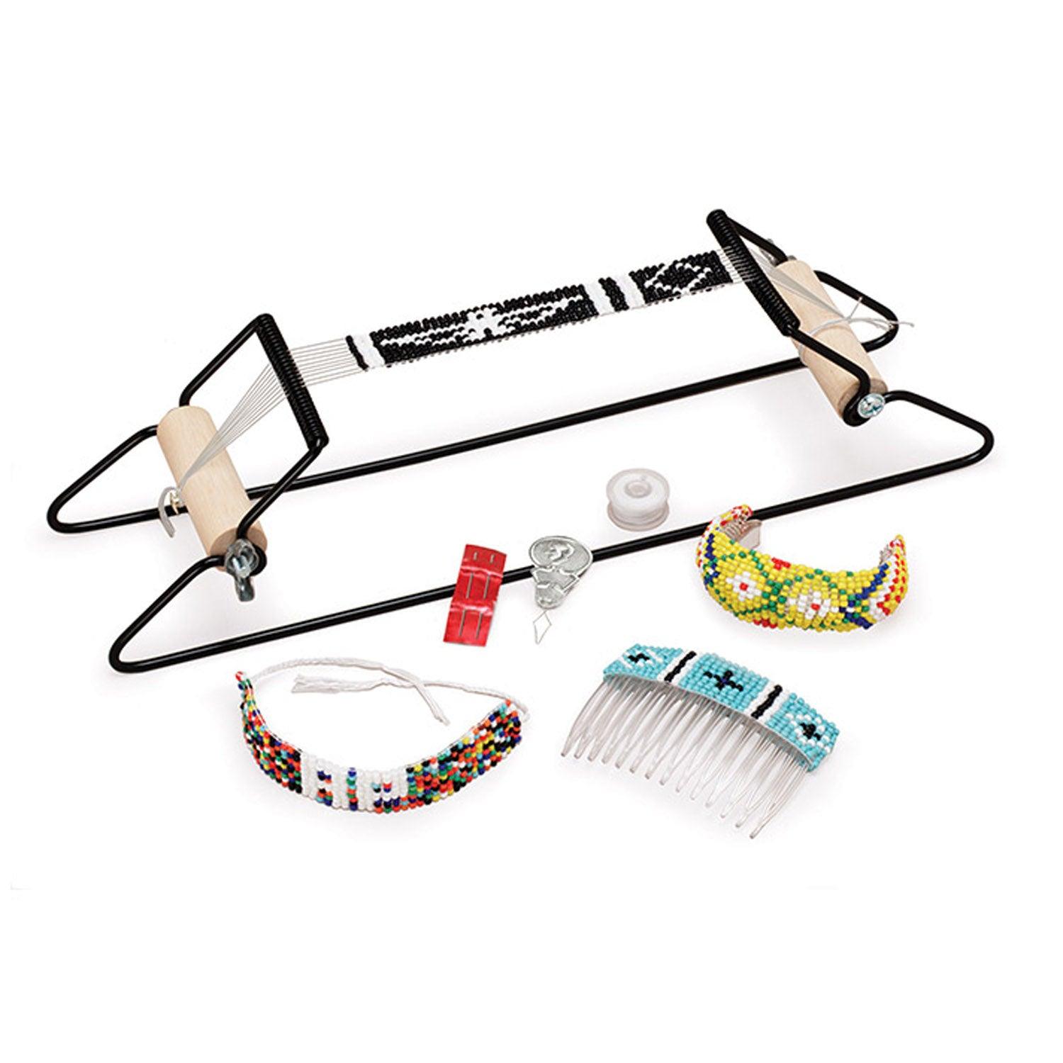 Bead Loom Kit, Assorted Colors, 6" Beading Area - Loomini