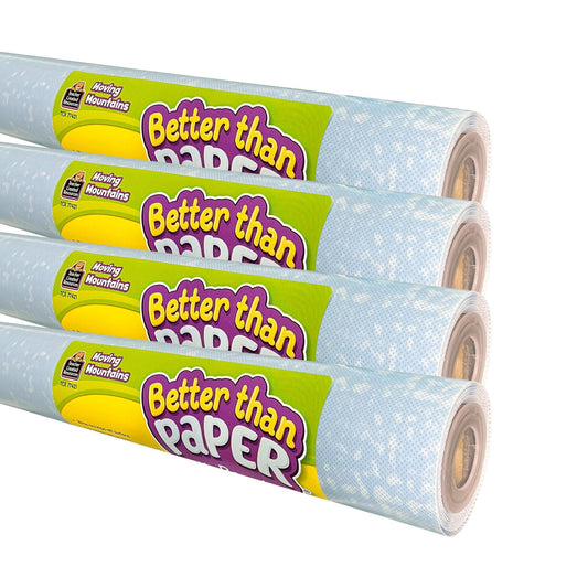 Better Than Paper Bulletin Board Roll, Moving Mountains, 4-Pack - Loomini