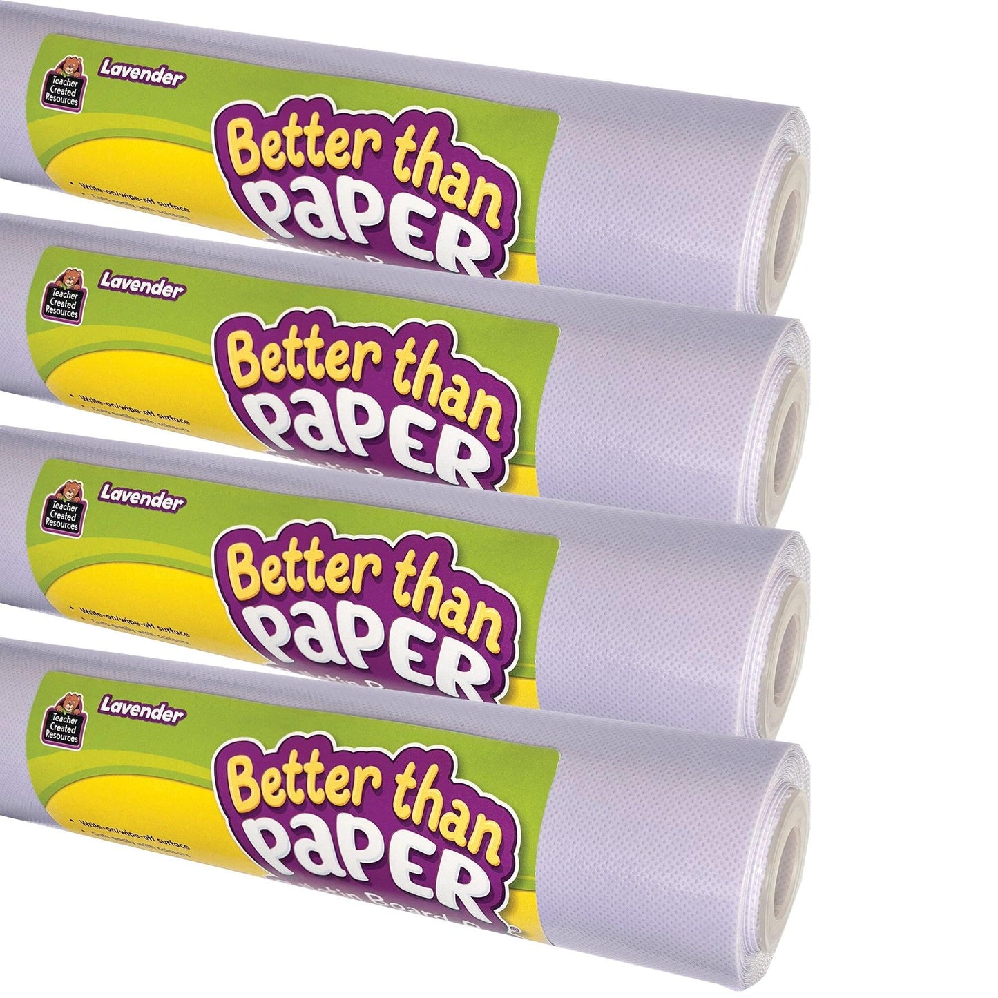 Better Than Paper® Bulletin Board Roll, Lavender, 4-Pack - Loomini