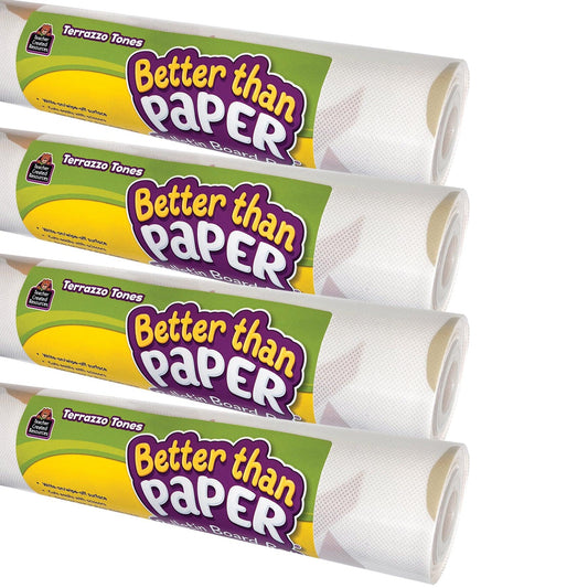 Better Than Paper® Bulletin Board Roll, Terrazzo Tones, 4- Pack - Loomini