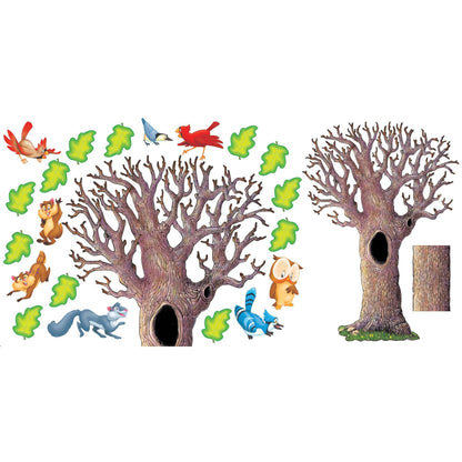 Big Oak Tree Bulletin Board Set - Loomini