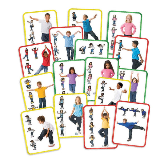Body Stepping Stones Exercise Cards - Loomini